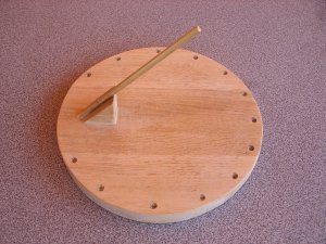 Prazna sončna ura za obdelavo